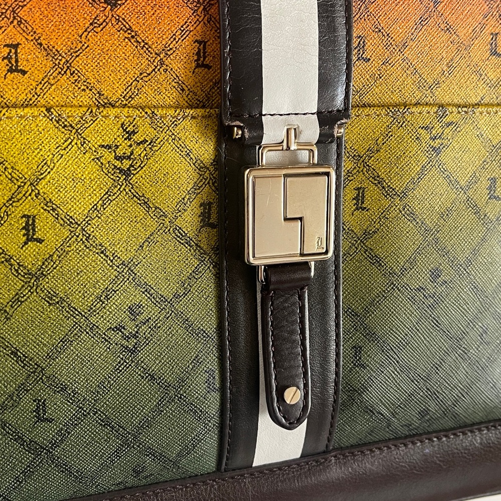 Sale 🔥 L.A.M.B. Rasta Ombré Kingston Luxury Leather Bag. Extra Large. - Picture 4 of 13
